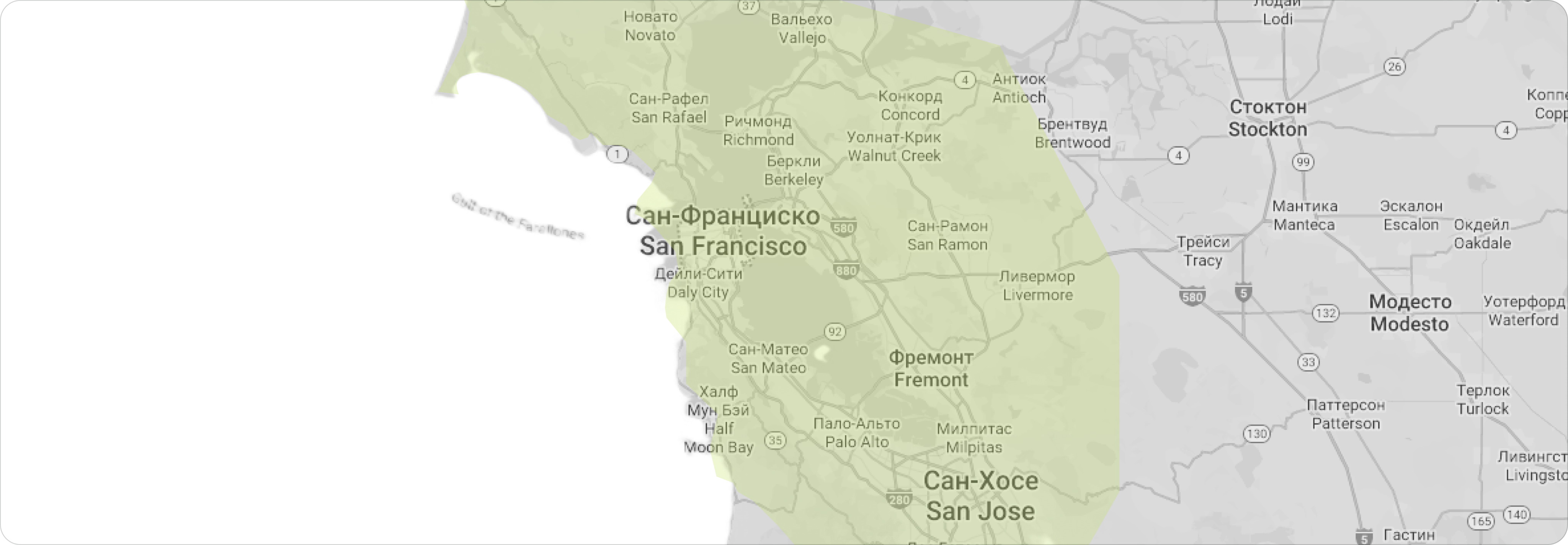 Map location